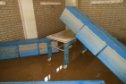 Hochwasserschäden Rennbahn Halle Waagegebäude