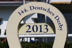 Zielschild 144. Deutsches Derby 2013